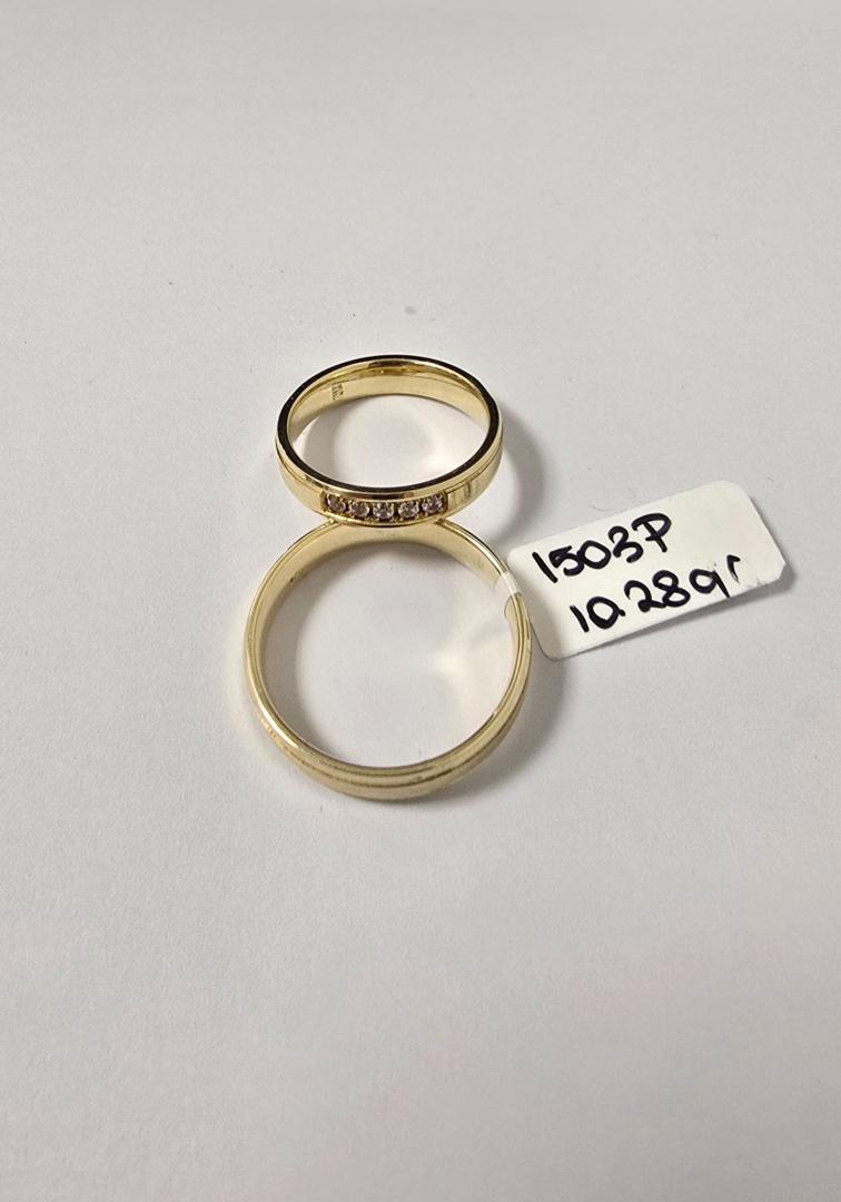 Set Verighete Aur 14 K image 2