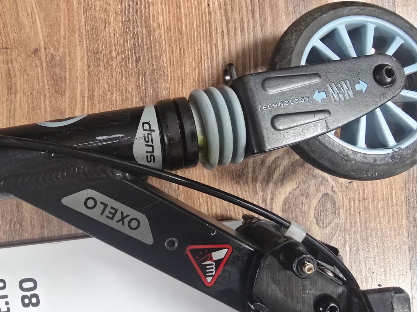 Trotinetă OXELO cu suspensii şi frâne pe ghidon Mid 5 image 4