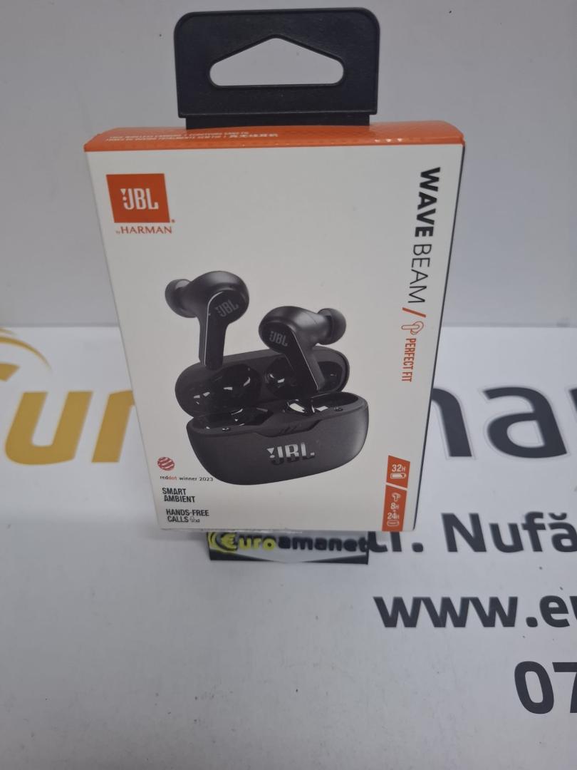 Casti audio in-ear JBL Wave Beam, True Wireless, Bluetooth