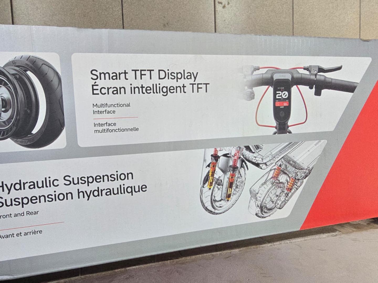 Trotineta electrica Segway Ninebot MAX G3, 500W, 75km, 11", neagra, cu amortizare si lumini LED image 3