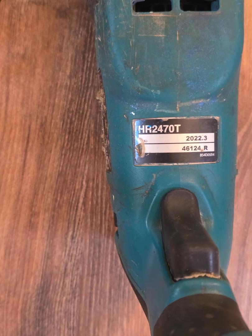 Ciocan rotopercutor Makita HR2470, 780W, 2.4J, 1100 RPM, mandrina SDS-Plus image 6