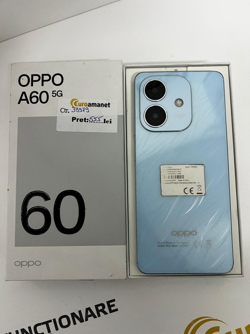 Telefon mobil OPPO A60, 4GB RAM, 128GB, 5G, Ocean Blue image 3