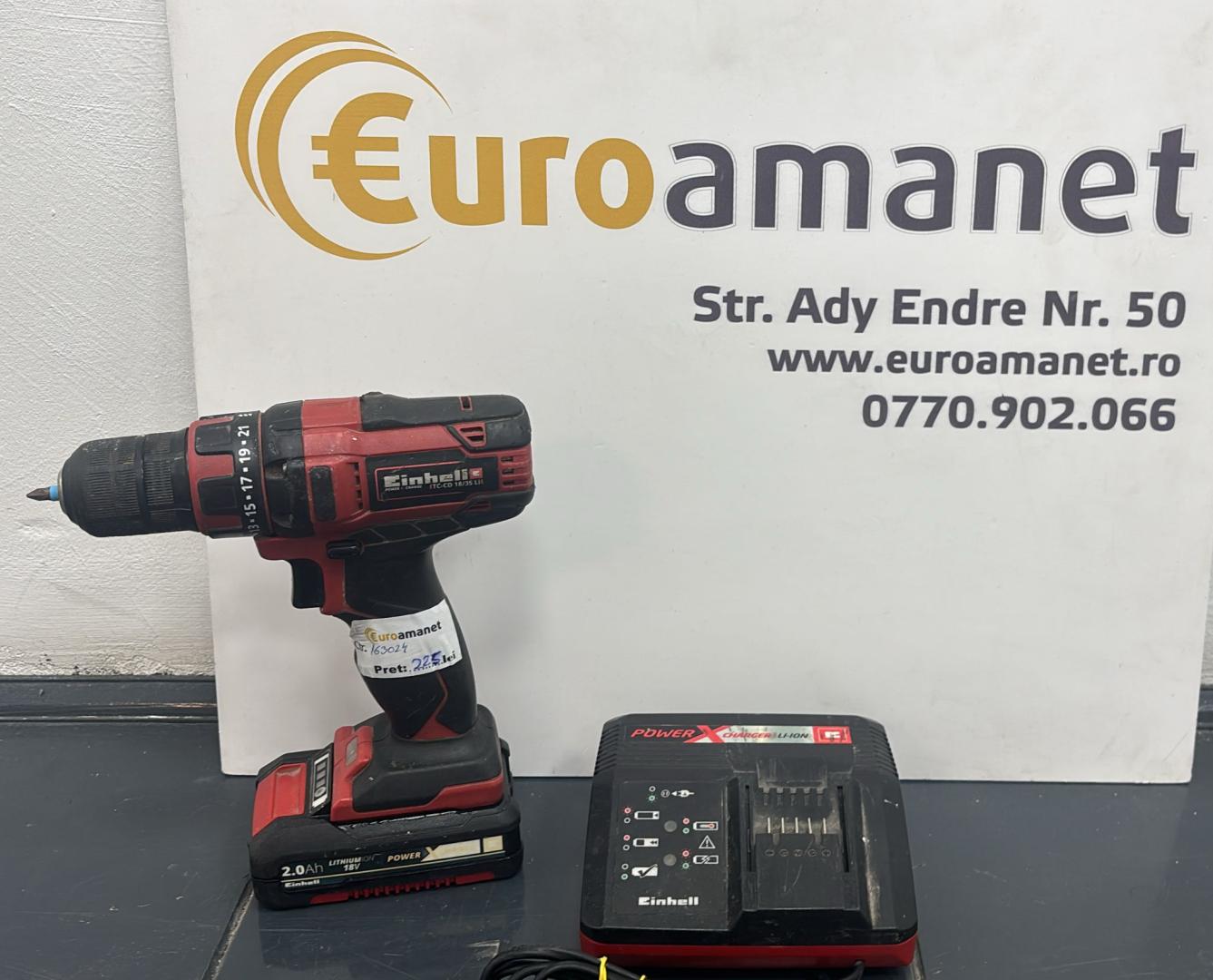 Masina de gaurit si insurubat fara fir TC-CD 18/35 Li (1x1,5 Ah)