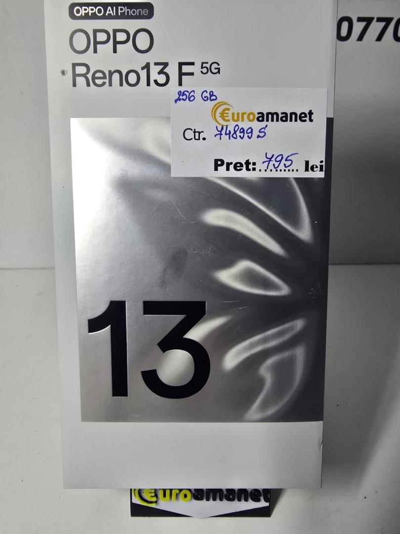 Oppo Reno13 F, 5G, Dual SIM (8/256GB), Albastru Luminous SIGILAT image 1