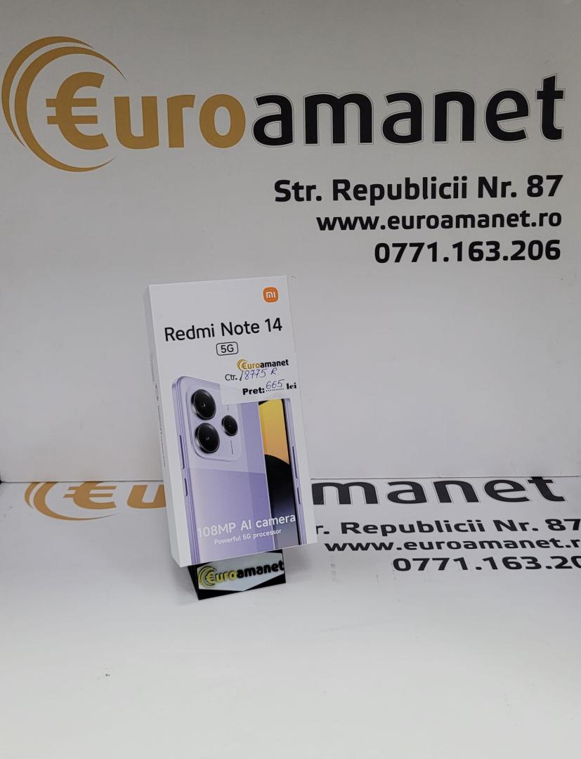Telefon mobil Xiaomi Redmi Note 14, 8GB RAM, 256GB NOU,SIGILAT