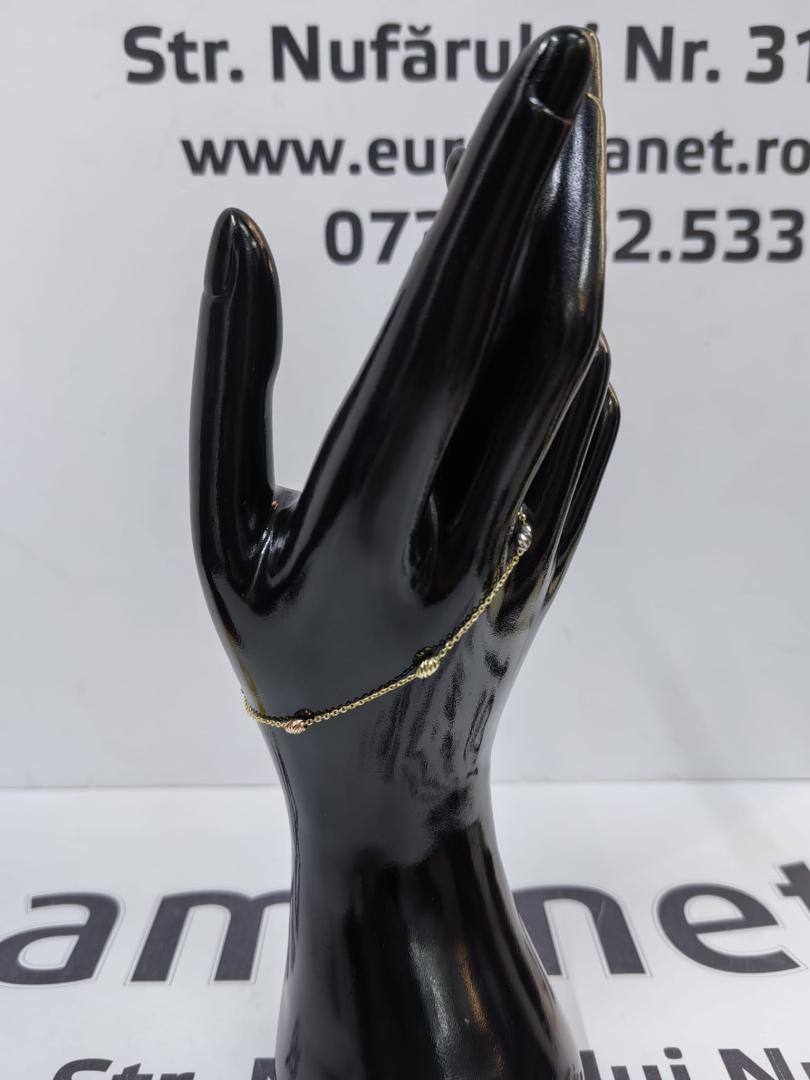 Bratara Aur 14kt, Gramaj:1.25gr ,(cod produs:11657) image 2