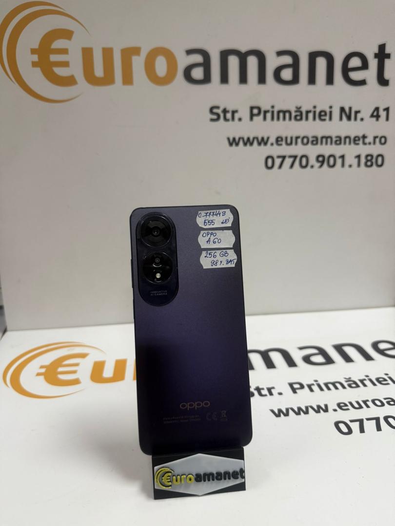 Telefon mobil OPPO A60, 8GB RAM, 256GB, Midnight Purple