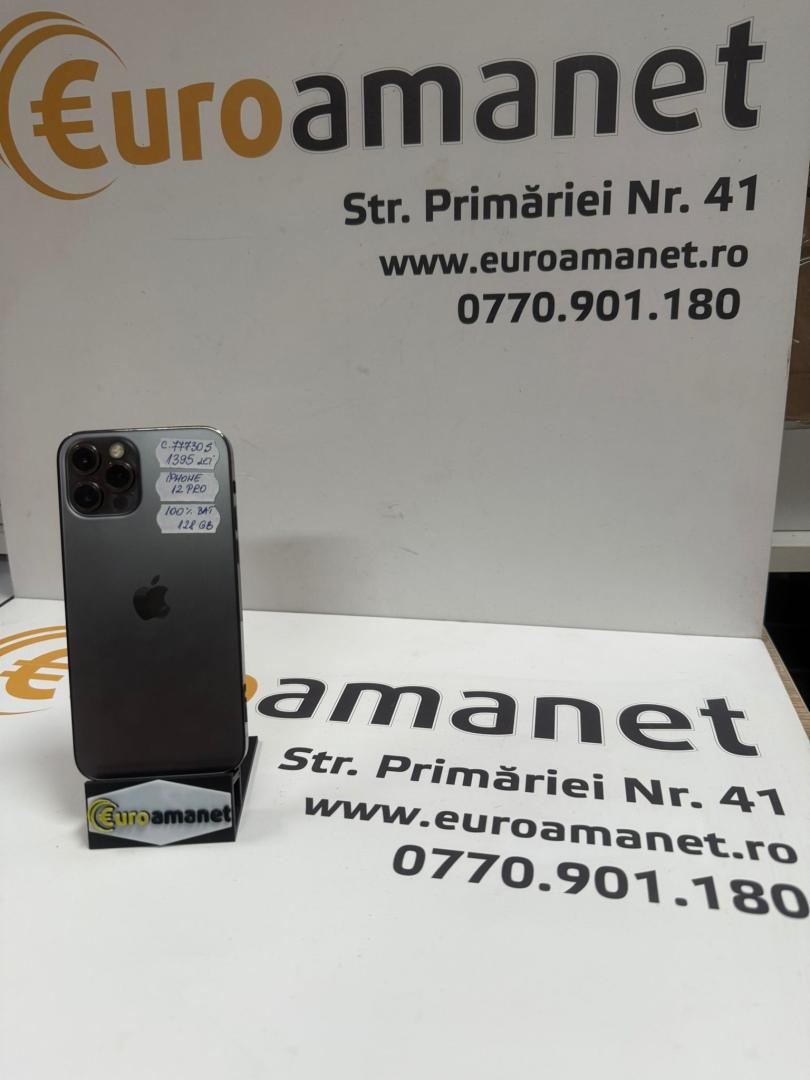 Telefon mobil Apple iPhone 12 Pro, 128GB, 5G, Baterie 100%