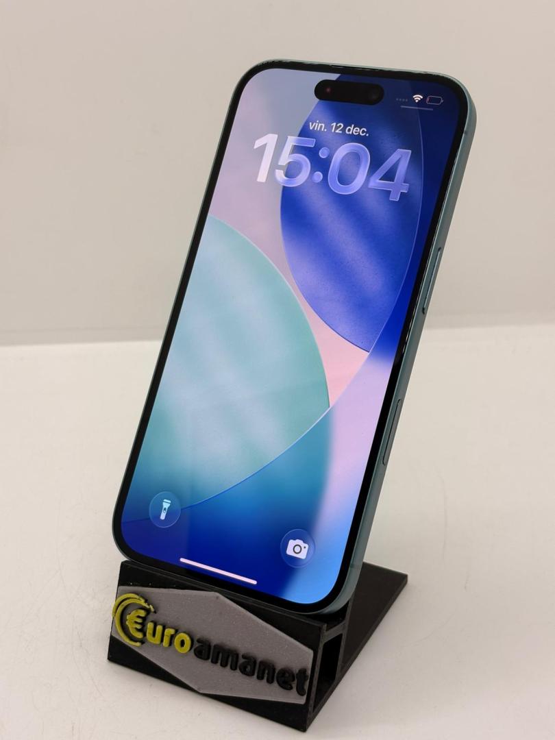 Telefon mobil Apple iPhone 16, 128GB, 5G, Teal image 1