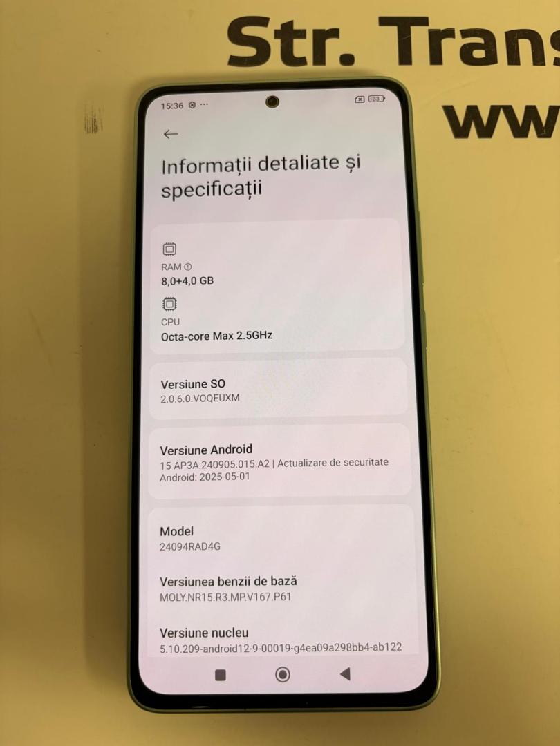 Telefon Xiaomi Redmi Note 14, 8GB RAM, 256GB, Ocean Blue image 2