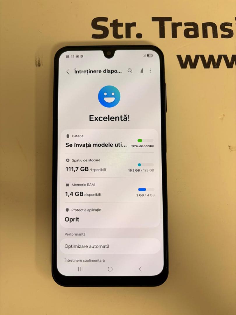 Samsung Galaxy A16, Dual SIM, 128GB, 4GB RAM, 4G, Black bat.99% image 2