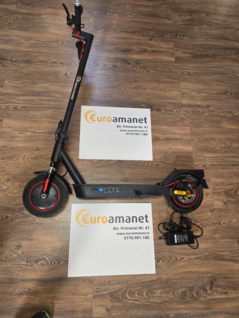 Trotineta electrica Evercross, 500 W,10,4 Ah,10 inch, LCD, APP, Negru