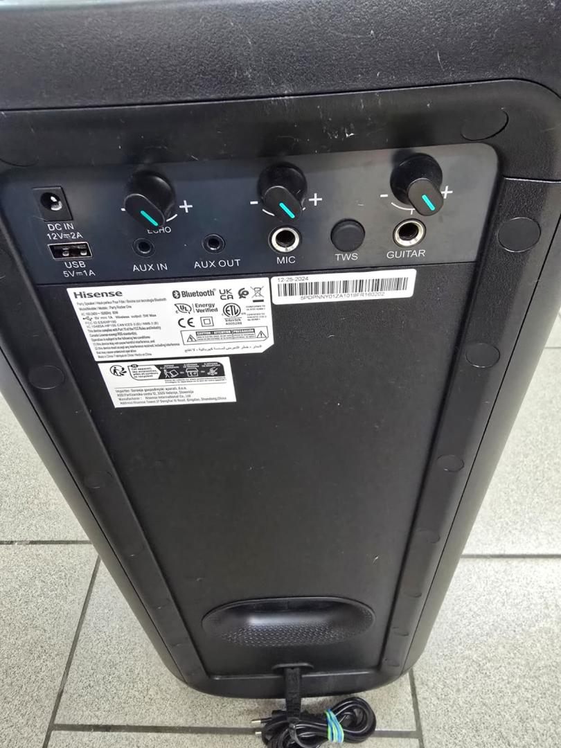 Boxa, Hisense, Party Rocker One Plus 2.0 CH, 300W, Bluetooth image 3