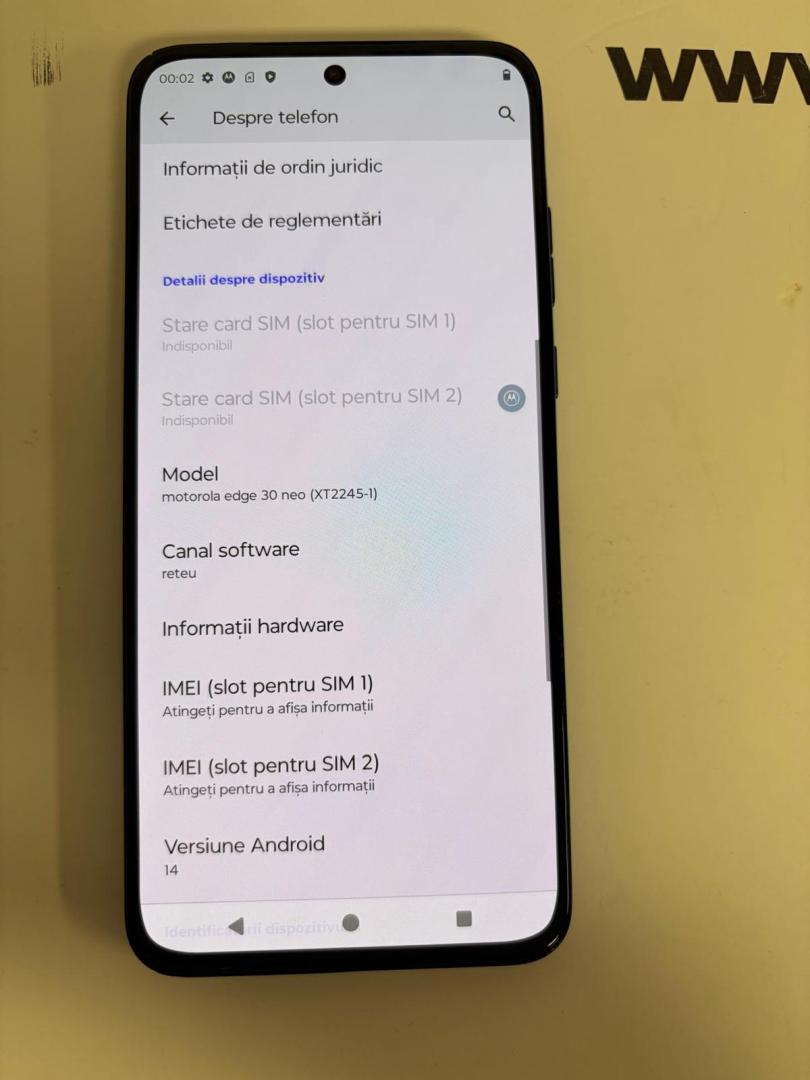Telefon Motorola Edge 30 Neo, Dual SIM, 256GB, 8GB RAM image 1