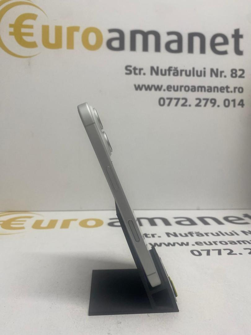 Telefon mobil Apple iPhone 16, 128GB, 5G, White, baterie 100% image 4