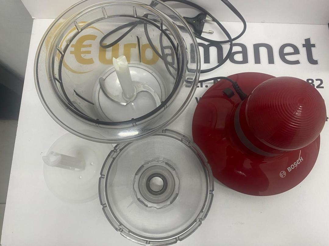 Tocator Bosch MMR08R2, 400 W, 0.8 l, 1 viteza, rosu image 3