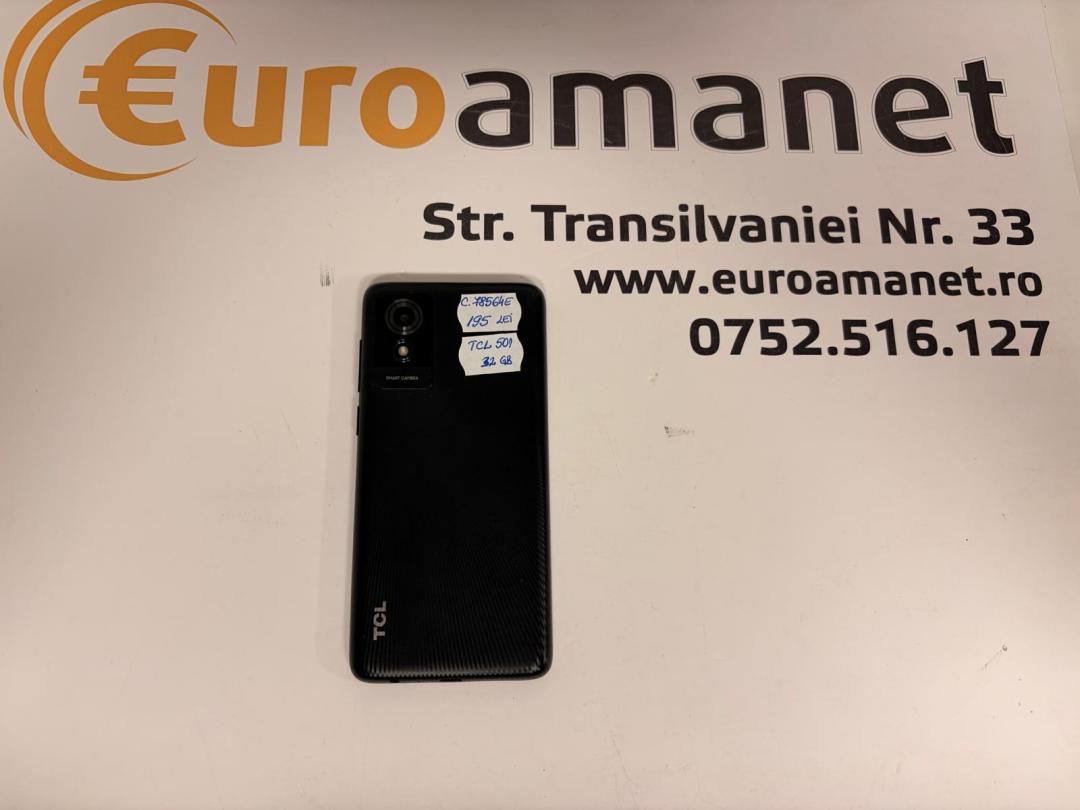 Telefon TCL 501, 2GB RAM, 32GB, 4G, Prime Black