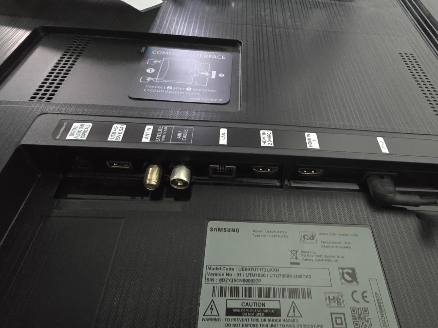 Televizor Samsung 50TU7172, 125 cm, Smart, 4K Ultra HD, LED, Clasa G Samsung Vezi toate produsele 4.45 (708 review-uri) image 2