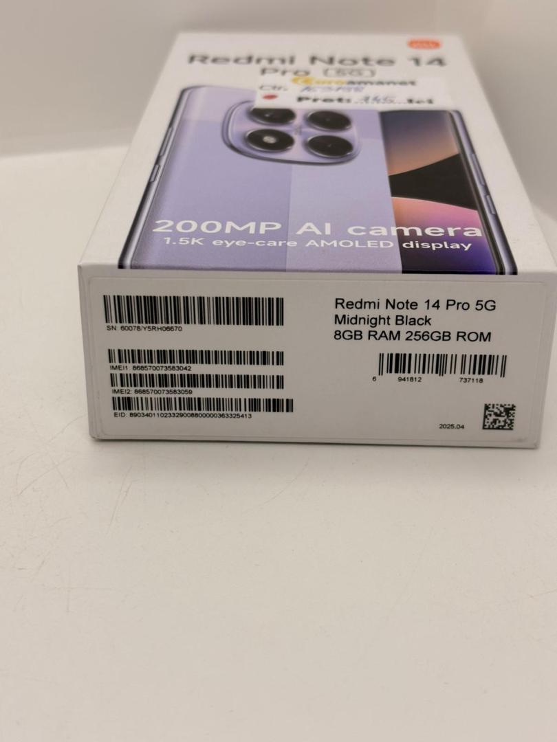 Telefon mobil Xiaomi Redmi Note 14 Pro, 8GB RAM, 256GB, Midnight Black image 2