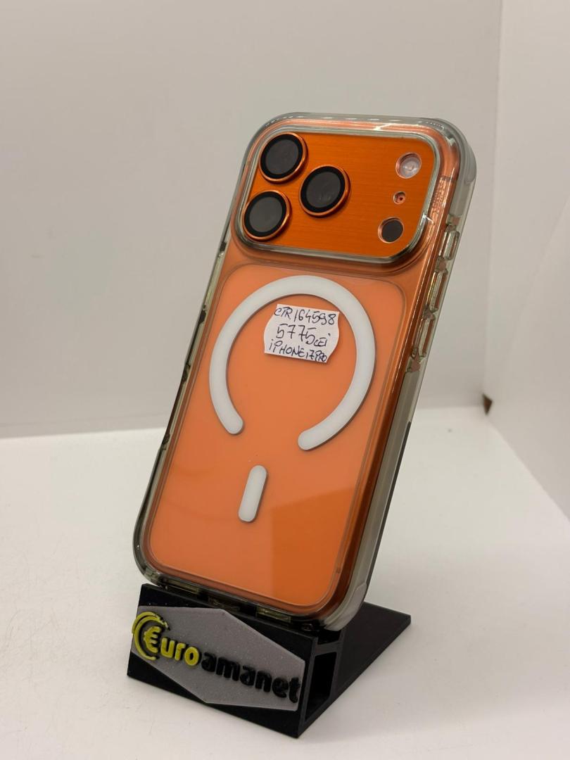 Telefon mobil Apple iPhone 17 Pro, 256GB, 5G, Cosmic Orange image 2