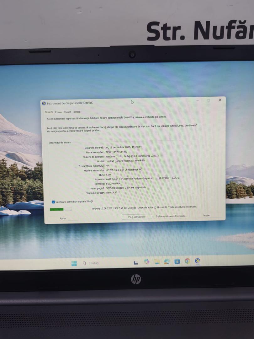 Laptop HP 255 G9, AMD Ryzen 3 5425U image 2