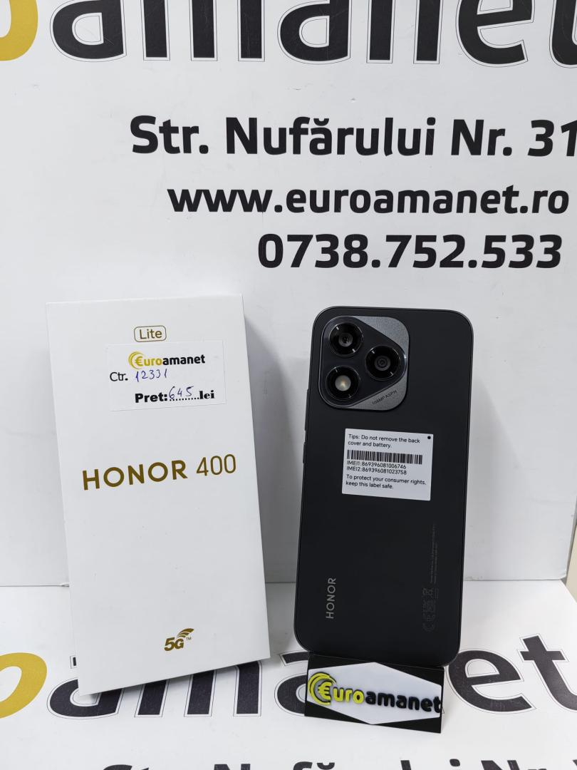 Telefon mobil HONOR 400 Lite, Dual SIM, 8GB RAM, 256GB
