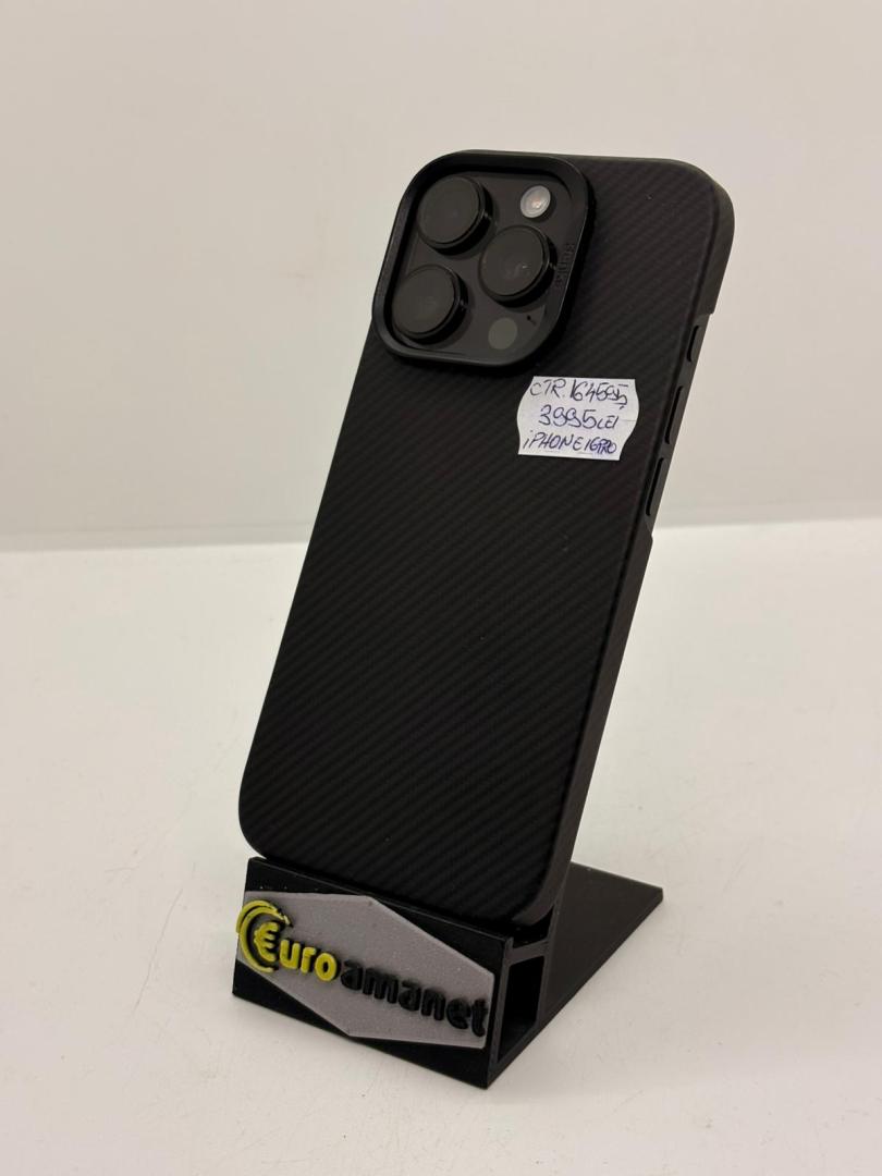 Telefon mobil Apple iPhone 16 Pro, 128GB, 5G, Black Titanium image 2