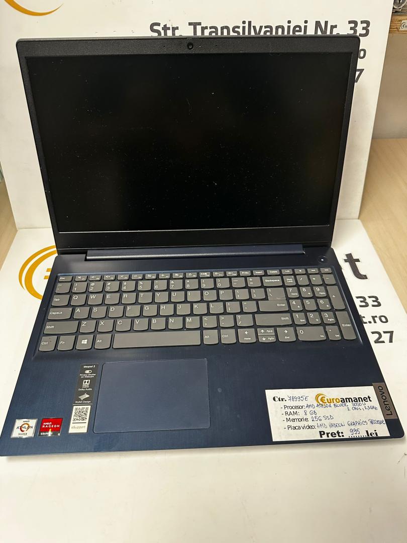 Laptop Lenovo Ideapad 3, AMD Athlon Silver image 1