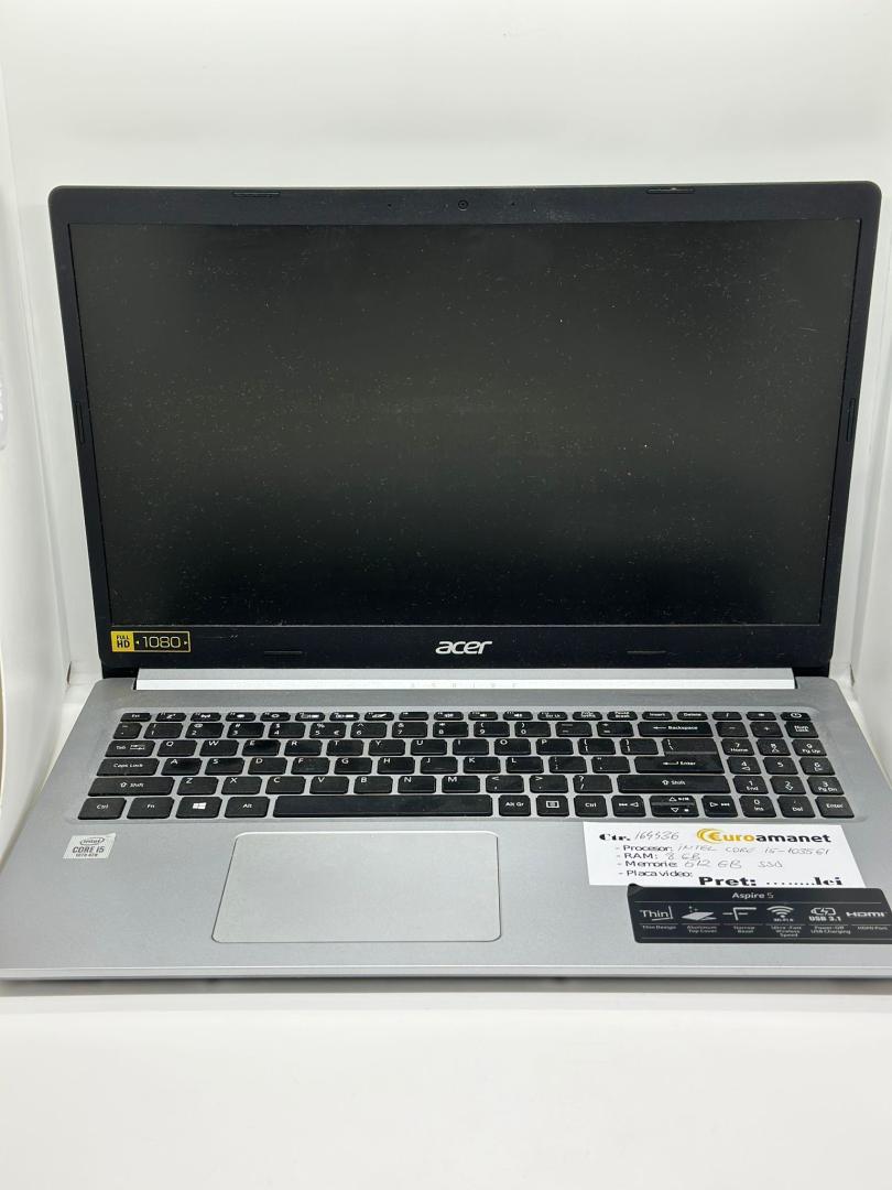 Laptop Acer Aspire 5 A515-55, Intel Core i5-1035G1, 15.6", 8GB, 512GB SSD