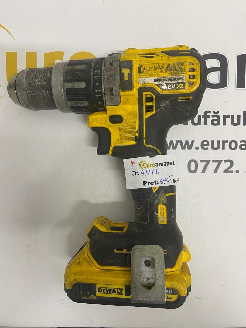Masina de gaurit si insurubat DEWALT DCD796 cu acumulator si incarcator image 1