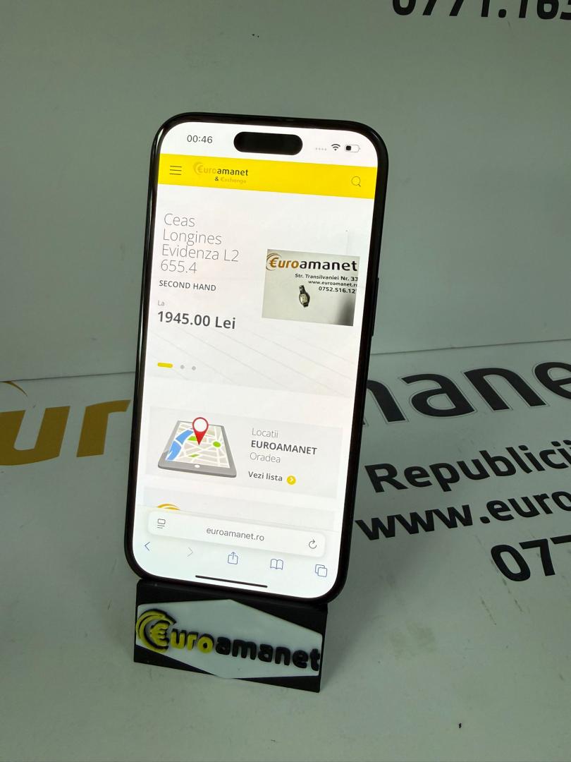 Telefon mobil Apple iPhone 15, 128GB, 5G, Black image 6