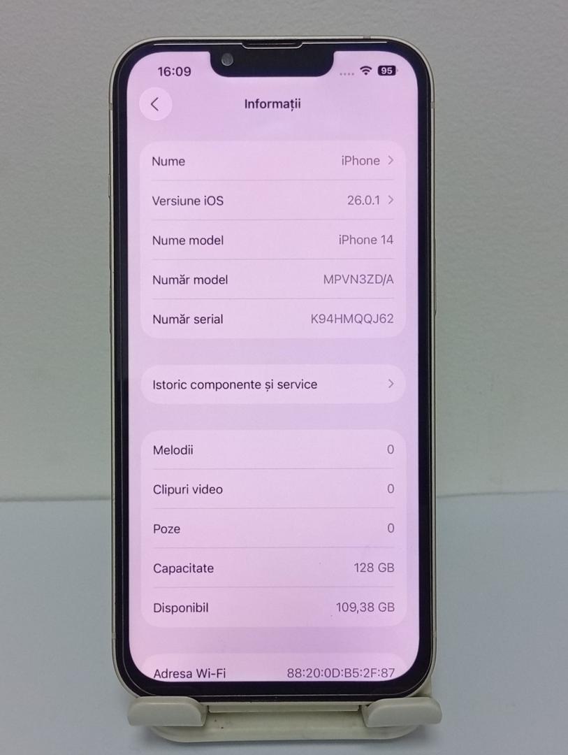 iPhone 14 Starlight 128 Gb image 2