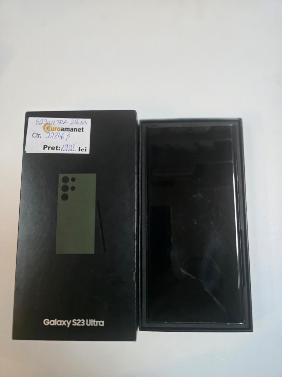 Telefon mobil Samsung Galaxy S23 Ultra, Dual SIM, 8GB RAM, 256GB, 5G, Phantom Black image 1