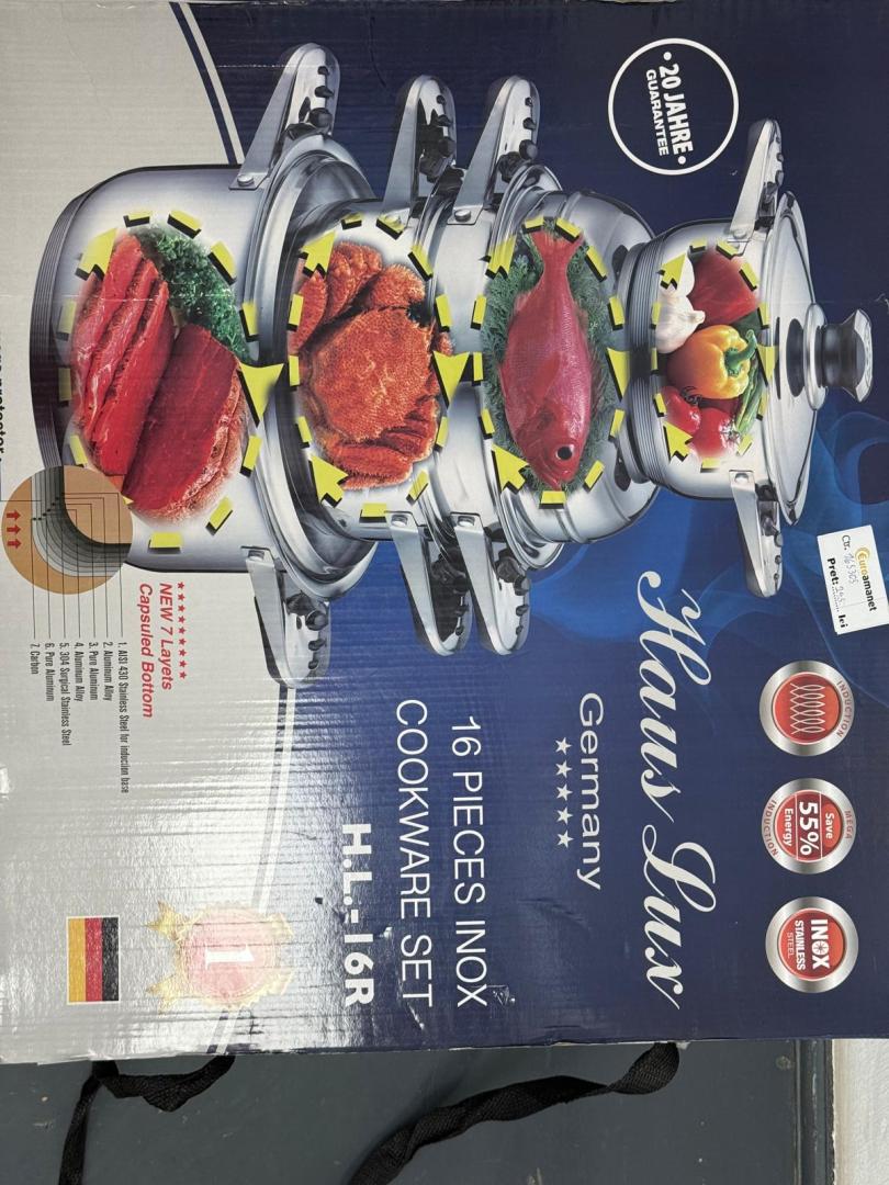 Set oale inox 16 piese Haus Lux image 2