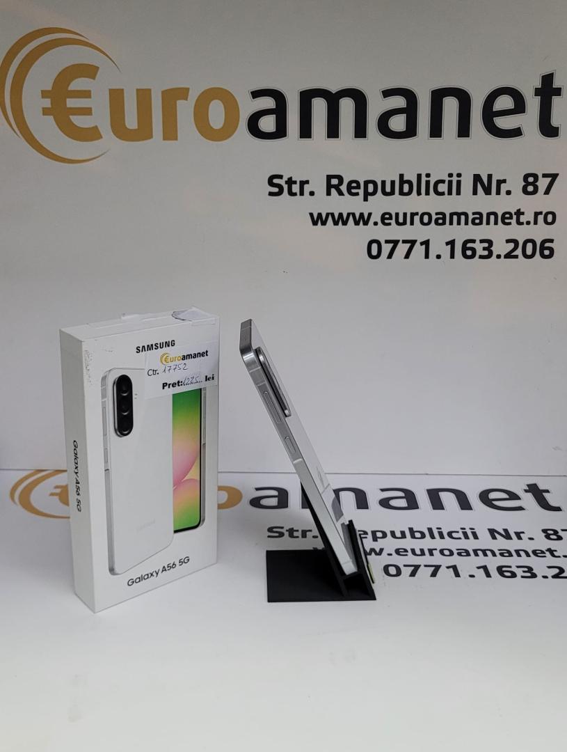 Telefon mobil Samsung Galaxy A56, Dual SIM, 8GB RAM, 256GB, 5G, Alb image 2