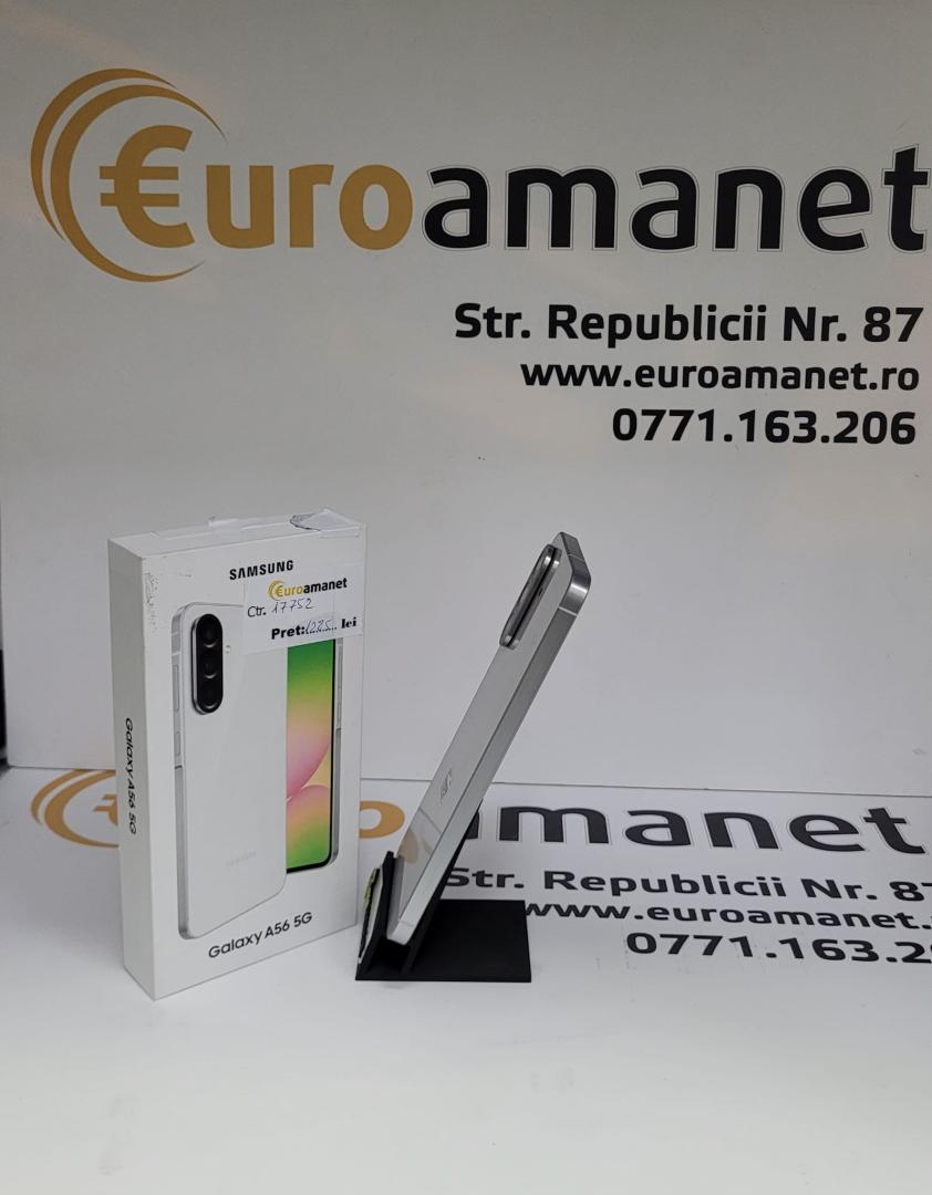 Telefon mobil Samsung Galaxy A56, Dual SIM, 8GB RAM, 256GB, 5G, Alb image 3