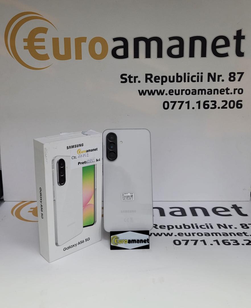 Telefon mobil Samsung Galaxy A56, Dual SIM, 8GB RAM, 256GB, 5G, Alb image 1