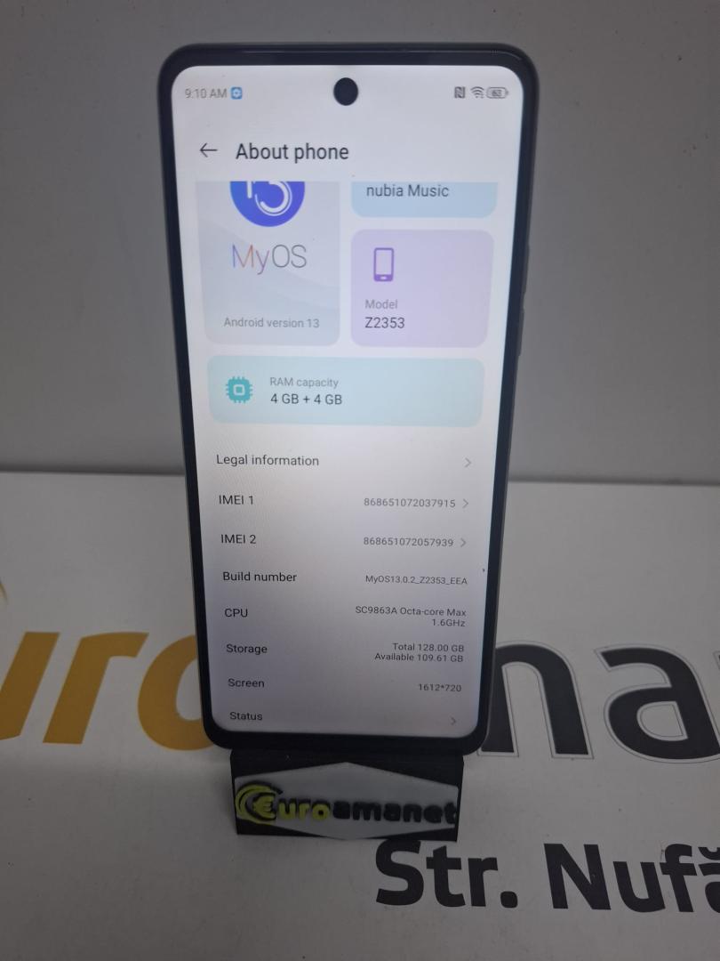 Telefon mobil ZTE nubia Music, 128GB image 2