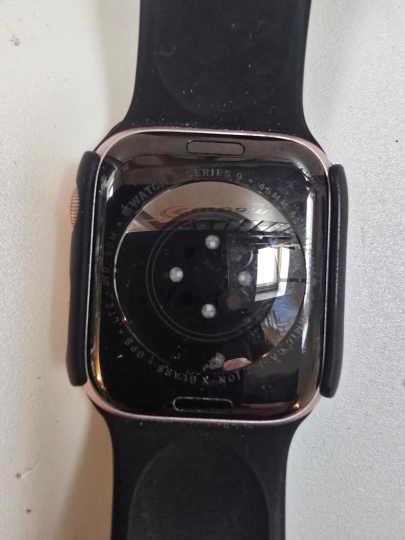 Apple Watch Series 9 GPS, 45 mm, carcasa roz din aluminiu image 6