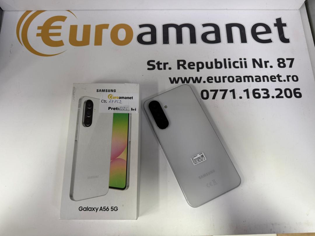 Telefon mobil Samsung Galaxy A56, Dual SIM, 8GB RAM, 256GB, 5G, Awesome LightGray