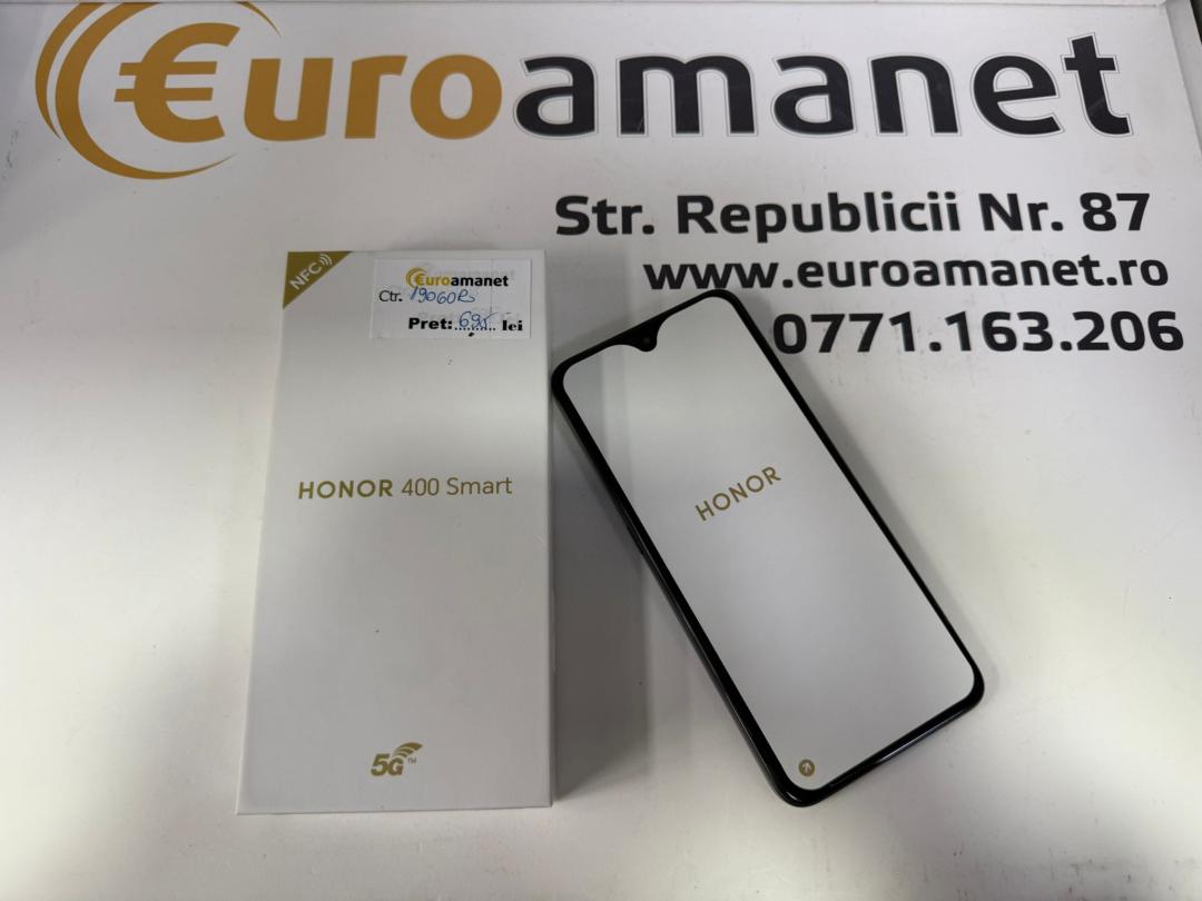 Telefon mobil Honor 400 Smart, 5G, Dual SIM, 128GB, 4GB RAM, black