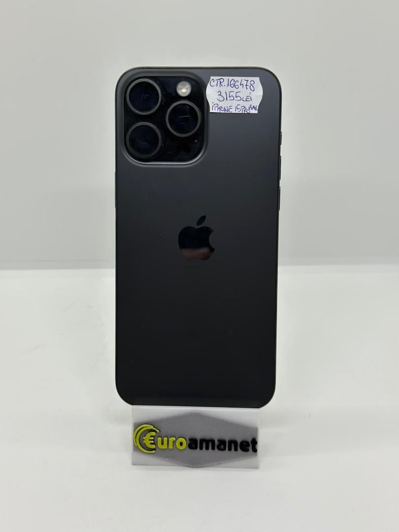 Telefon mobil Apple iPhone 15 Pro Max, 256GB, Baterie 99%