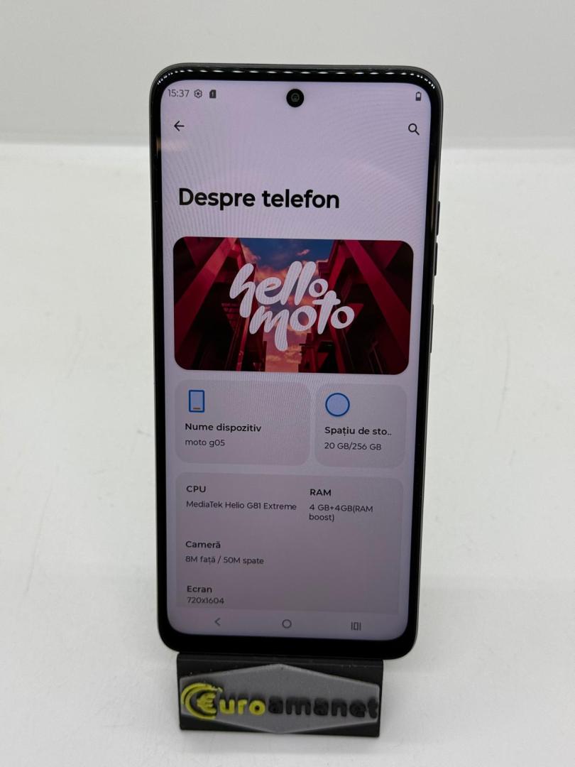 Telefon mobil Motorola g05, Dual SIM, 256GB, 4GB RAM, Denim Blue image 1