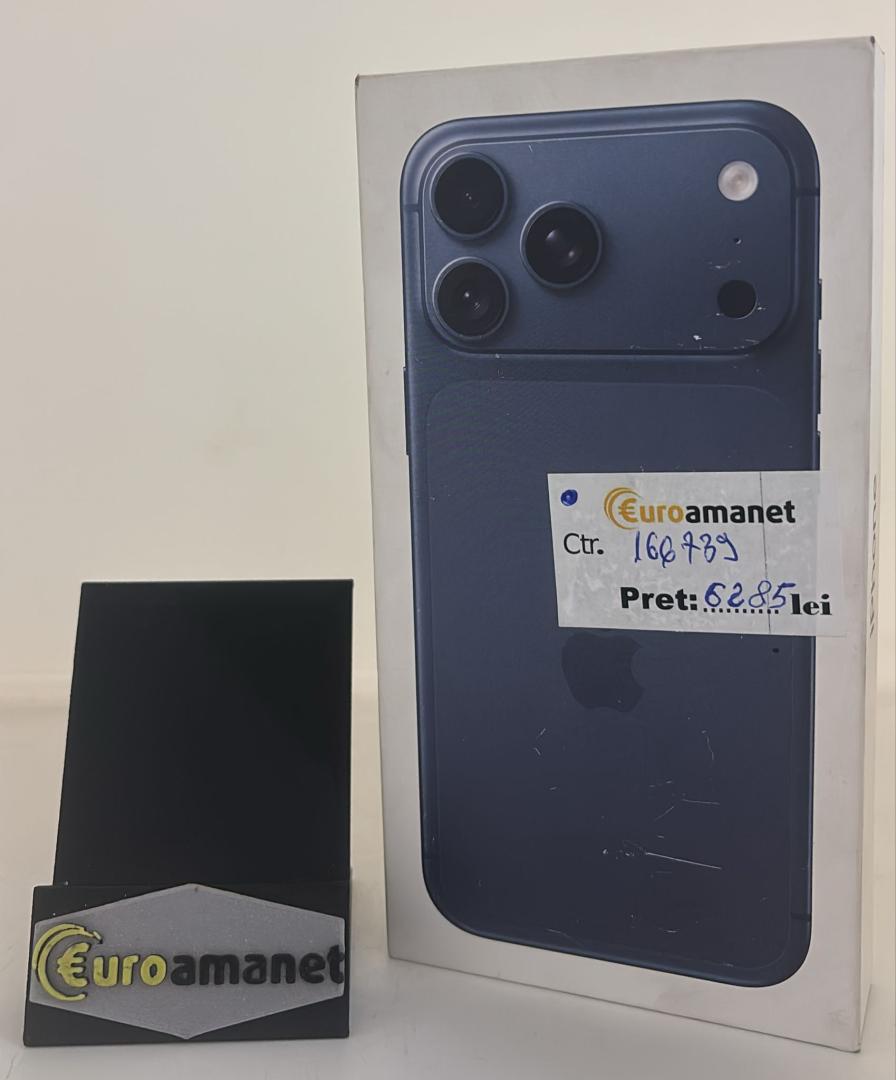 Telefon mobil Apple iPhone 17 Pro Max, 256GB, 5G, Deep Blue Neactivat