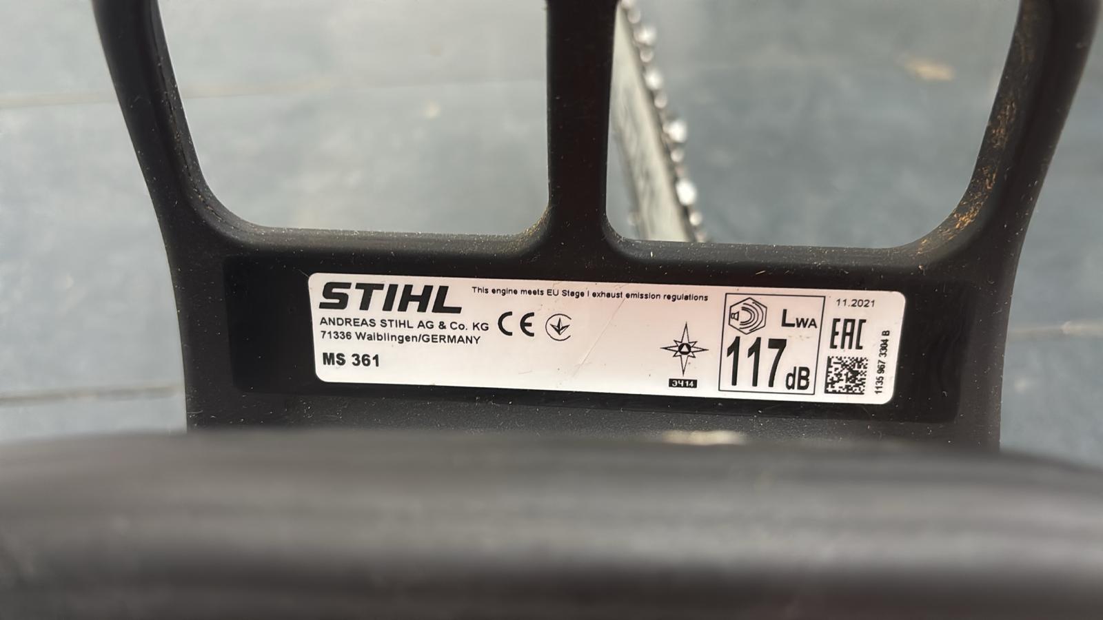 Motofierastrau cu lant (drujba) STIHL MS 361, 40 cm, 3.4 KW image 2