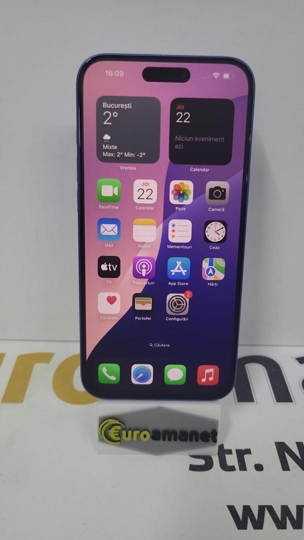 Telefon mobil Apple iPhone 16 Plus, 128GB, 5G, Ultramarine image 2