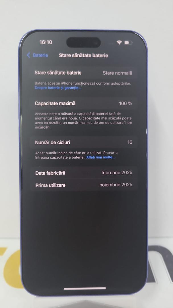 Telefon mobil Apple iPhone 16 Plus, 128GB, 5G, Ultramarine image 4