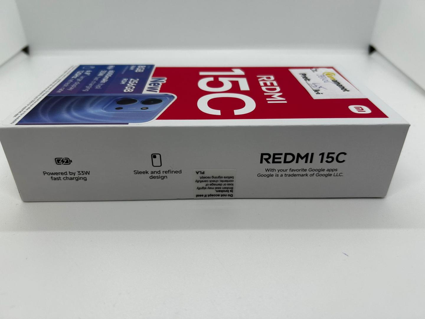 Xiaomi Redmi 15, 8GB RAM, 256GB, 5G, Midnight Black - SIGILAT image 2