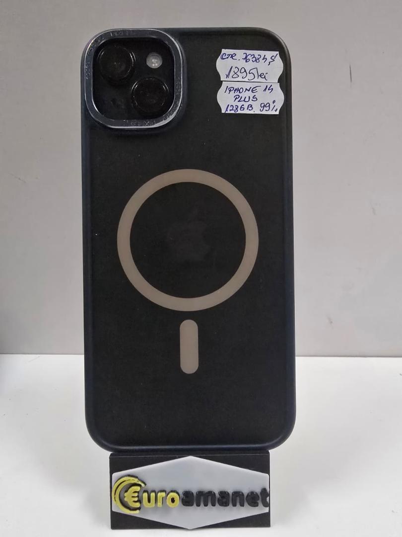 Telefon mobil Apple iPhone 14 Plus, 128GB, 5G, Midnight,99% bat image 1