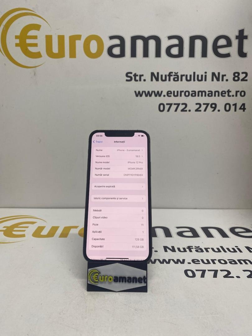 Telefon mobil Apple iPhone 12 pro, 128GB, baterie 77% image 2